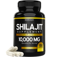 SHILAJIT PURE HIMALAYAN SUPPLEMENT (10,000mg) FULVIC ACID - 75 CAPSULES WITH SHILAJIT EXTRACT