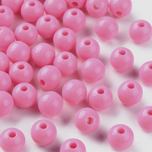 Opaque Acrylic Beads
