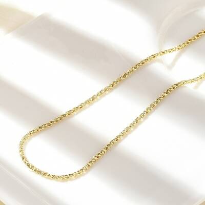 Brass Rope Chain Necklaces