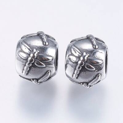 304 Stainless Steel European Beads