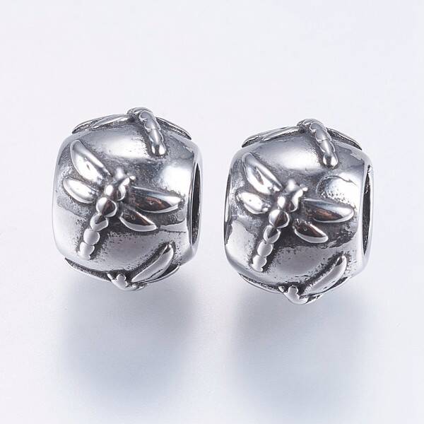 304 Stainless Steel European Beads