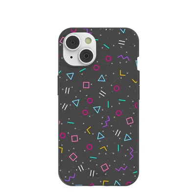 Black Neon Nostalgia iPhone 14/16e Case