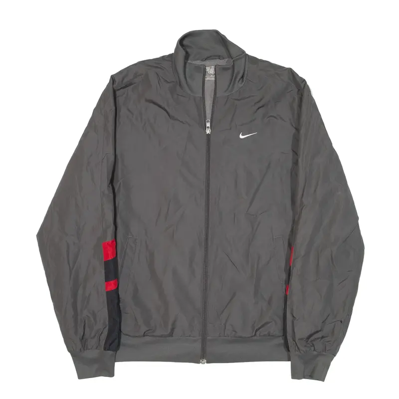 NIKE Bomber Jacket Grey Mens M