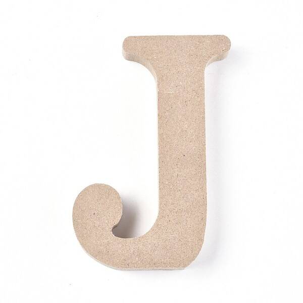 Letter Unfinished Wood Slices