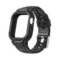 Rugged Smart Watch Band, Durable Watch Band for Apple Watch 9/8/7 45mm, Compatible with iWatch 6/SE/5/4/3 40/41mm 42/44/45mm,...