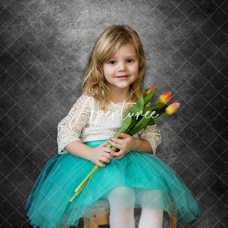 Aperturee Dark Grey Worn Out Texture Backdrop For Photography