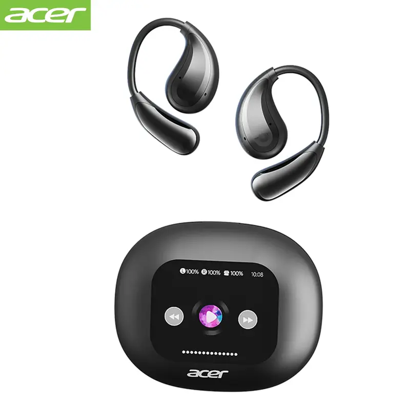 Acer OHR549 Wireless Earbuds 2025 New Clip On Ear Minimalist Design Noise Reduction All Day Standby