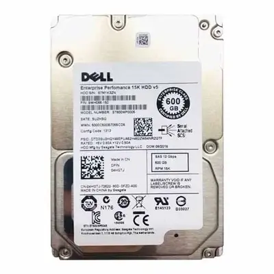 4HGTJ Dell 600GB 12Gb/s SAS 15000 2.5-Inch Hard Drive