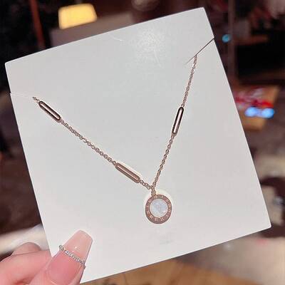 Acrylic with Cat Eye Pendant Necklaces