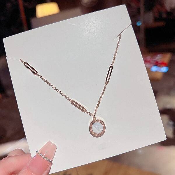 Acrylic with Cat Eye Pendant Necklaces