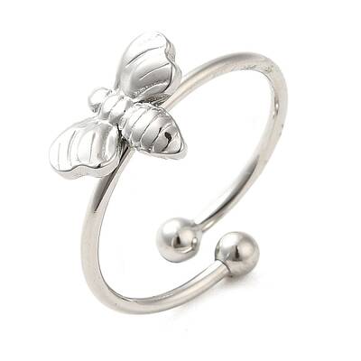 Non-Tarnish 304 Stainless Steel Open Cuff Ring