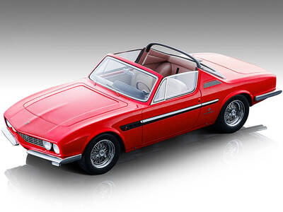 1967 Ferrari 330 GTC Michelotti Convertible Rosso Corsa Red \