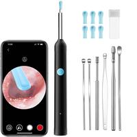 Ear Wax Removal Tool with Camera & Light - 7Counts Ear Cleaning Kit for iOS & Android, Includes 6 Ear Spoons, Safe and Precis...