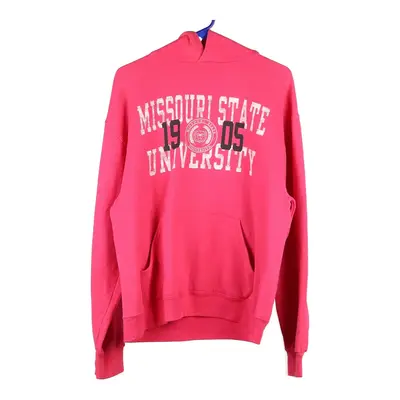 Missouri State University Russell Athletic College Hoodie - Medium Pink Cotton Blend