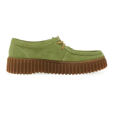 Clarks Torhill Bee Suede Women's Lace Up Shoes - Apple - Size:US 7 Women