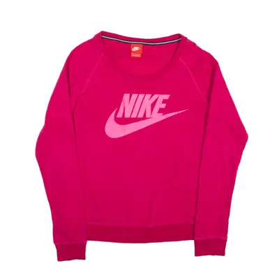 NIKE Sweatshirt Pink Womens S