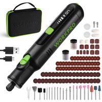 #dealsforyoudays WORKPRO Cordless Rotary Tool, 8V Rotary Tool Kit with 117 Accessories, 6 Variable Speed, Type-C Charging, LE...