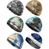 6 Pcs Cooling Skull Cap hel-met Liner Sweat Wicking Cap Hard Hat Liner for Men Women Sports Cycling Running