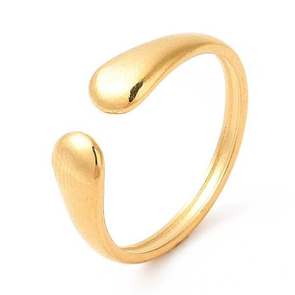 Ion Plating(IP) 201 Stainless Steel Open Cuff Ring