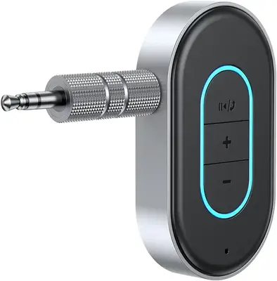 Bluetooth Audio Receiver, 1 count Wireless FM Transmitter, Car Bluetooth Transmitter, AUX Input Bluetooth Sound Adapter For C...