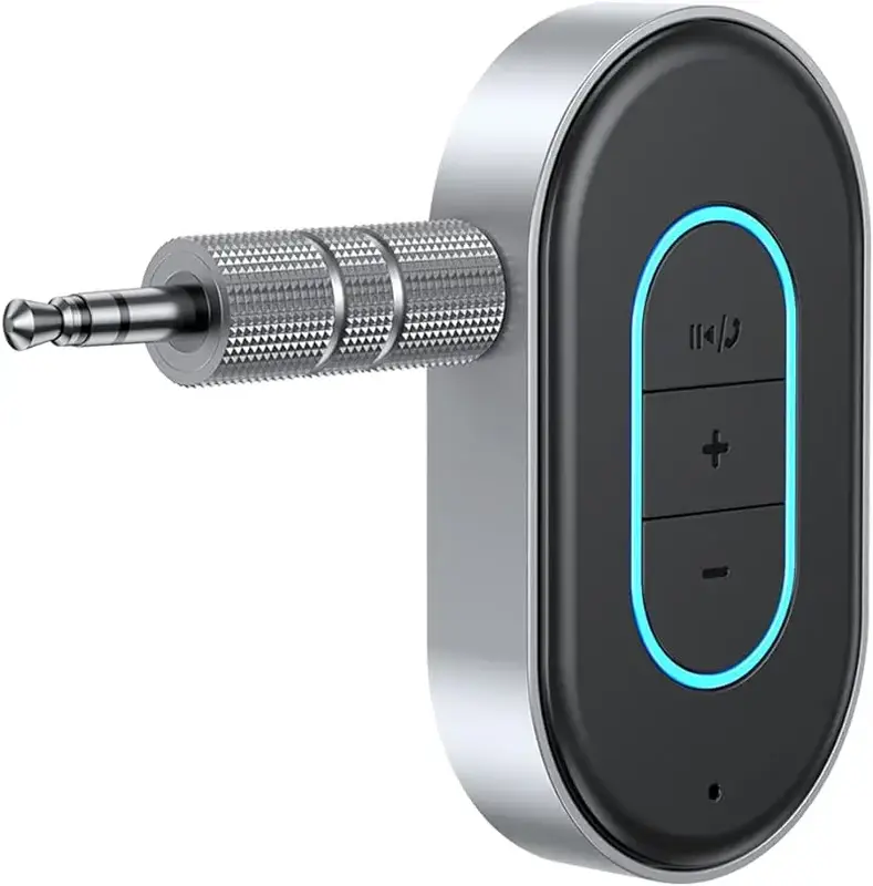Bluetooth Audio Receiver, 1 count Wireless FM Transmitter, Car Bluetooth Transmitter, AUX Input Bluetooth Sound Adapter For C...