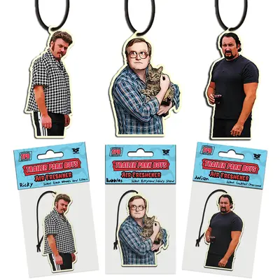 Trailer Park Boys Funny Car Air Freshener 3 Pack w Bubbles, Ricky, Julian | Officially Licensed Hanging Car Air Fresheners Re...
