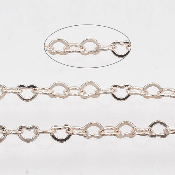 Soldered Brass Heart Chains
