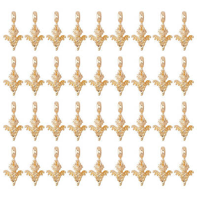 36Pcs Alloy European Dangle Charms