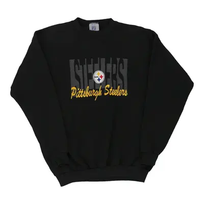 Pittsburgh Steelers Logo 7 NFL Sweatshirt - Medium Black Cotton Blend