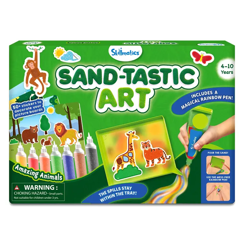 Skillmatics Sand-Tastic Art - Art & Craft Activity for Kids with Craft Kits and Supplies, DIY Creative Activity for Ages 4 to...