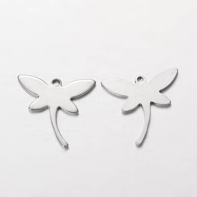 Tarnish Resistant Dragonfly 304 Stainless Steel Pendants