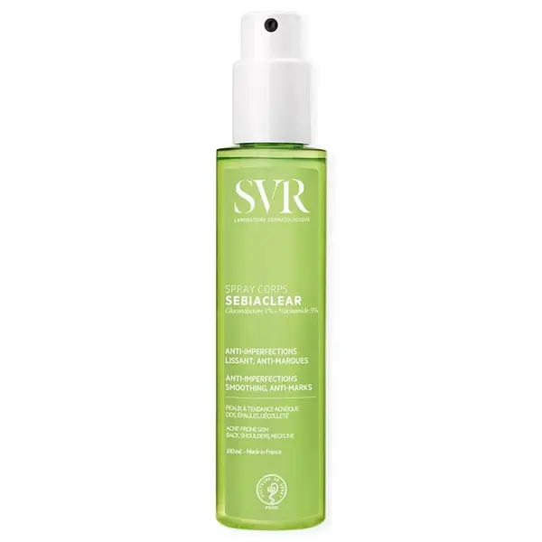 SVR SEBIACLEAR Body Spray - Anti-Imperfections, Smoothing & Anti-Stain 150ml