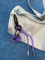 Colorblock Gym Dumbbell Design Keychain, Fashionable Keychain for Women & Men, Trendy All-match Keychain for Birthday Gift