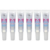 Ruby Kisses Lip Oils (Clear) - Moisturizing Lipgloss for Soft and Smooth Lips (6 pack)