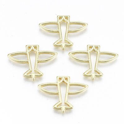 Rack Plating Alloy Filigree Joiners Links