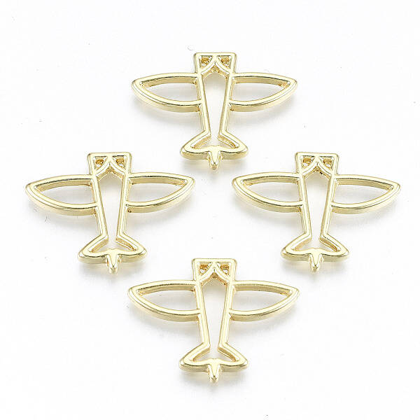 Rack Plating Alloy Filigree Joiners Links