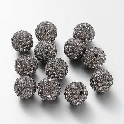 Pave Disco Ball Beads