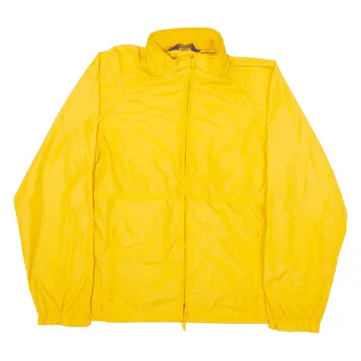 WOOLRICH Windbreaker Jacket Yellow Nylon Mens S