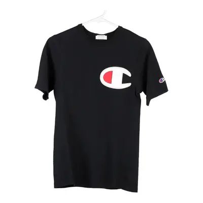 Champion T-Shirt - XS Black Cotton