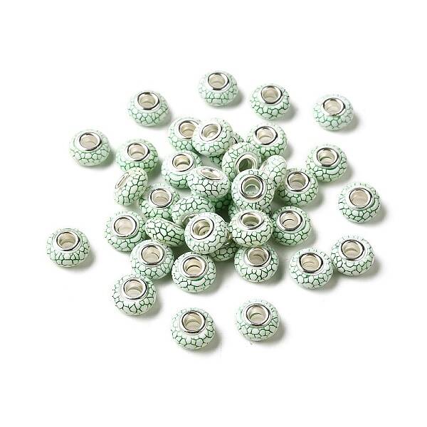 Opaque Resin European Beads