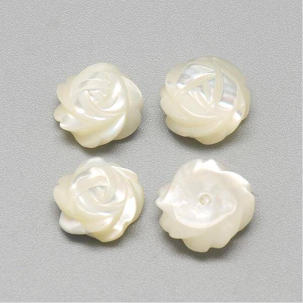 Natural White Shell Mother of Pearl Shell Cabochons