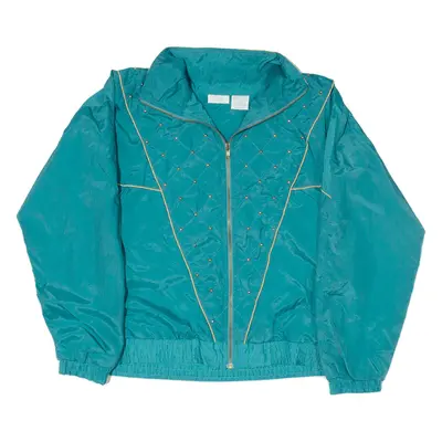 BLAIR BOUTIQUE Shell Jacket Blue Womens M
