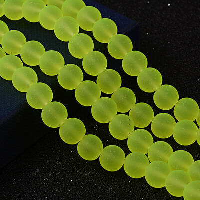 Transparent Glass Bead Strands
