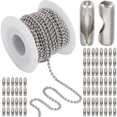 10M 304 Stainless Steel Ball Chains