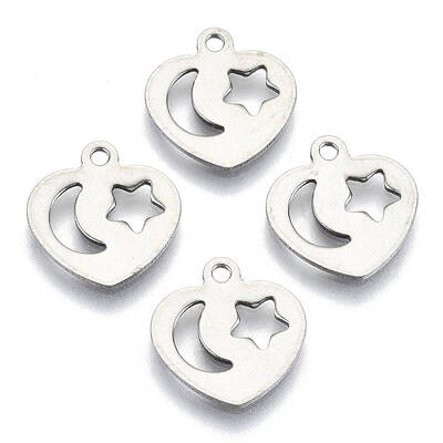 Non-Tarnish 201 Stainless Steel Charms