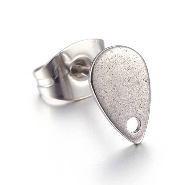 Non-Tarnish 304 Stainless Steel Stud Earring Findings