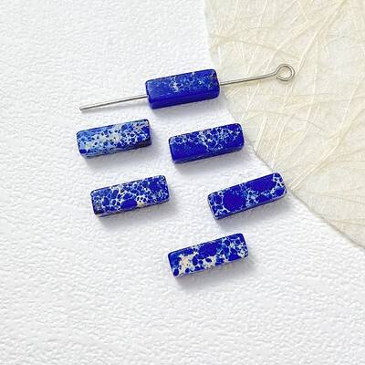 Natural Imperial Jasper Dyed Beads