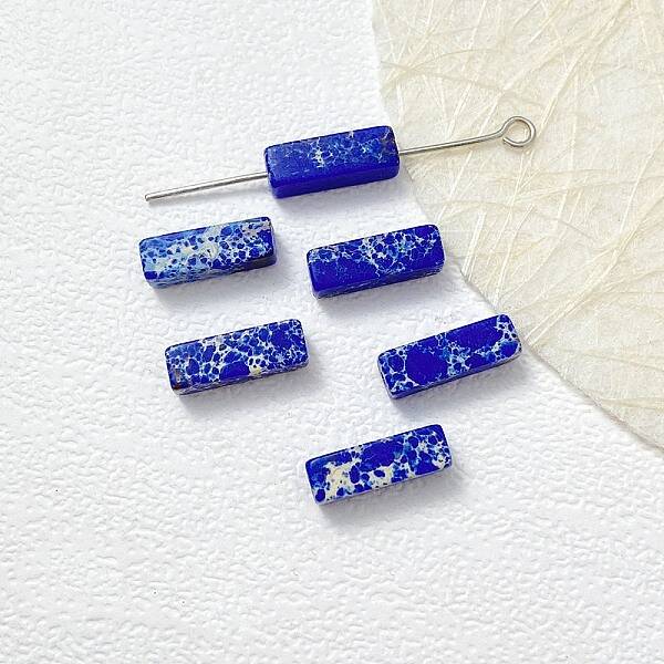 Natural Imperial Jasper Dyed Beads