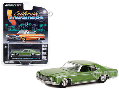 1970 Chevrolet Monte Carlo Green Metallic with Green Interior \