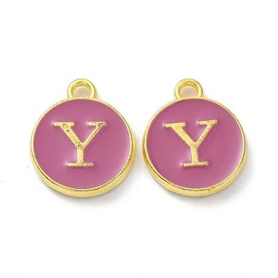 Golden Plated Alloy Enamel Charms